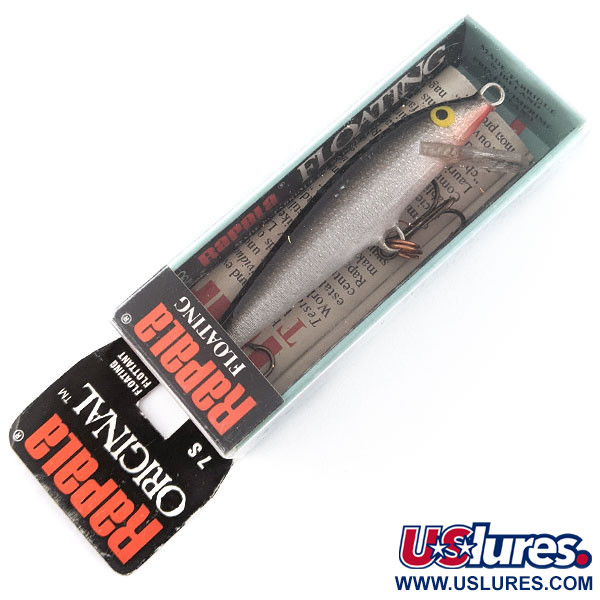   Rapala Original Floater F7, 1/8oz S (Silver) fishing lure #12360