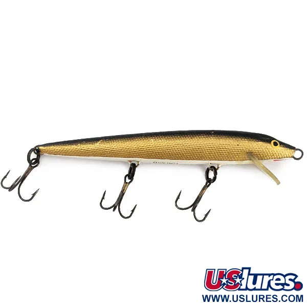 Vintage   Rapala Original Floater F11 Finland (1960s), 3/16oz G (Gold) fishing lure #21361