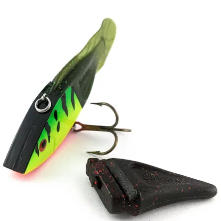 Vintage Berkley PowerBait Power Rattle, 3/4oz Fire tiger fishing lure #21363