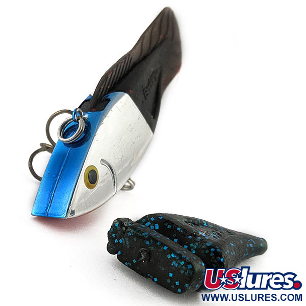 Vintage   Berkley PowerBait Power Rattle, 1/2oz silver/red/blue fishing lure #21364