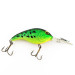 Vintage   Bass Pro Shops XPS Lazer Eye Deep Diver UV, 1/2oz green tiger UV fishing lure #21373