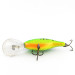 Vintage   Bass Pro Shops XPS Lazer Eye Deep Diver UV, 1/2oz green tiger UV fishing lure #21373