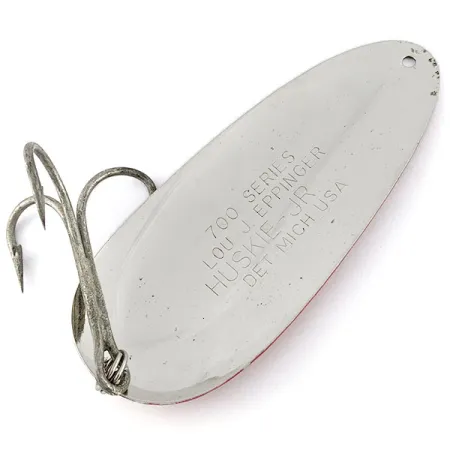 Vintage Dardevle Huskie Junior lou J Eppinger 700 series, 2oz Red Devle fishing spoon #21377
