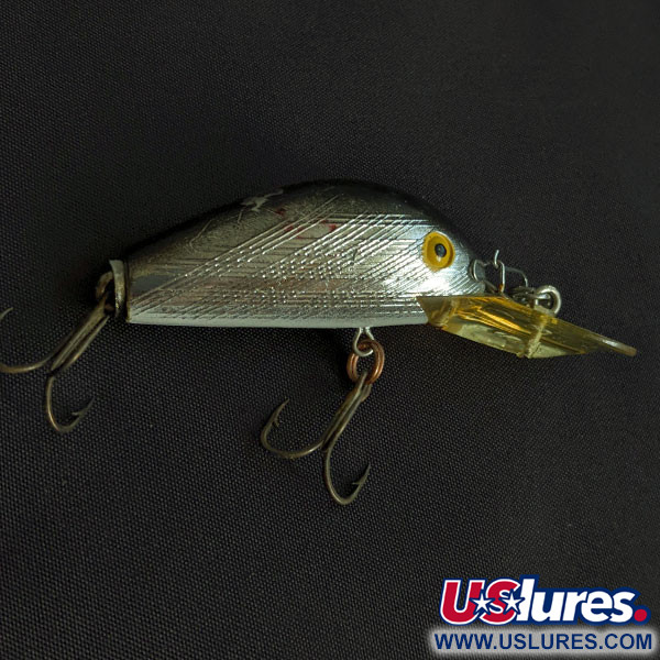 Vintage   Rebel Deep Humpy, 1/3oz silver fishing lure #21379