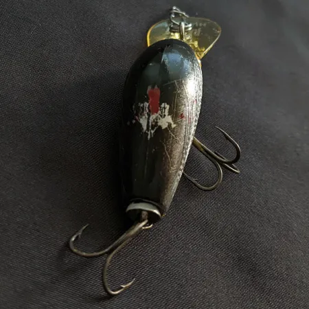 Vintage Rebel Deep Humpy, 1/3oz silver fishing lure #21379