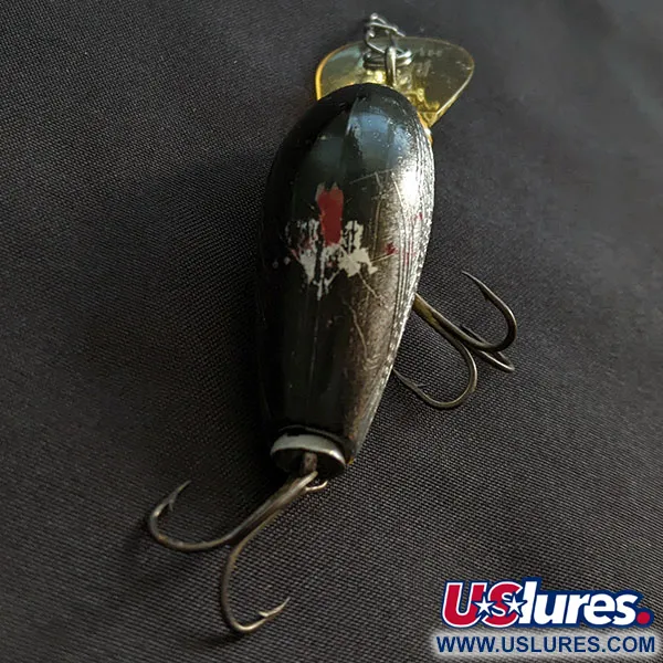 Vintage   Rebel Deep Humpy, 1/3oz silver fishing lure #21379