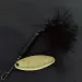 Vintage  Yakima Bait Worden’s Original Rooster Tail 6, 1/2oz black/gold spinning lure #21382