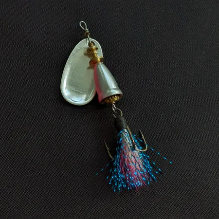 Vintage Blue Fox Super Vibrax 2 Foxtail, 3/16oz spinning lure #21386