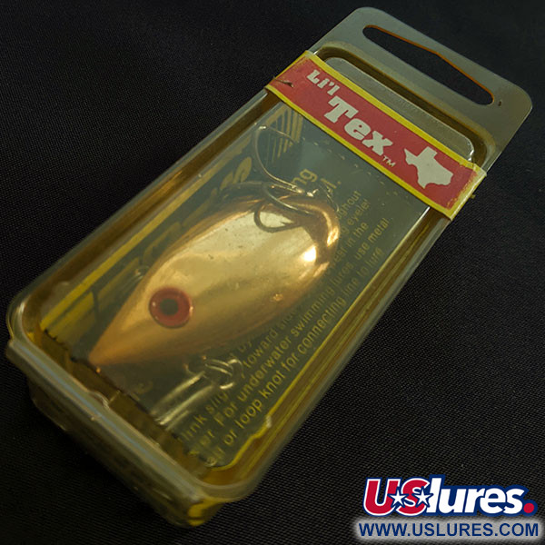   Storm Li'l TEX  (pre Rapala), 2/5oz metallic Copper fishing lure #21392