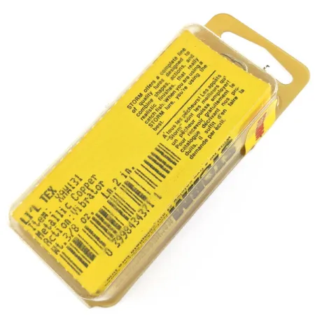 Storm Li'l TEX  (pre Rapala), 2/5oz metallic Copper fishing lure #21392