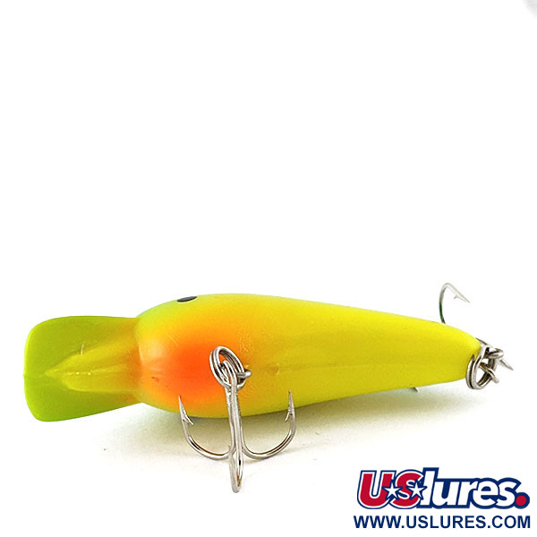 Vintage   Norman Little N, 1/4oz chartreuse fishing lure #21393