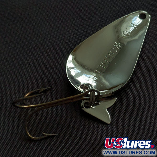 Vintage  Acme K.O. Wobbler, 1/2oz nickel fishing spoon #21395