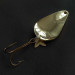 Vintage  Acme K.O. Wobbler, 1/2oz gold fishing spoon #21396