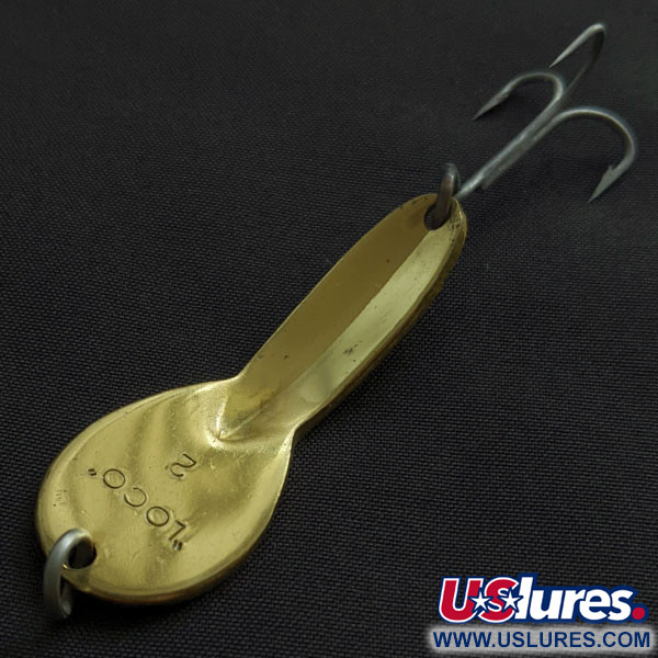 Vintage   Glen Evans Loco 2, 1/4oz gold fishing spoon #21400