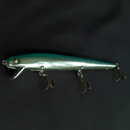 Vintage  Bill Norman minnow, 1/3oz chrome fishing lure #21401