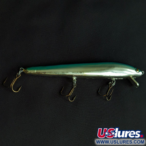 Vintage    Bill Norman minnow, 1/3oz chrome fishing lure #21401