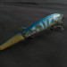 Vintage   Bill Norman Deep 2J, 1/3oz Clear/blue fishing lure #21402