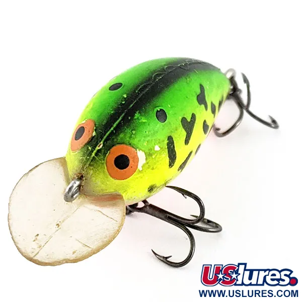 Vintage   Bomber model A UV  screw tail, 1/3oz fire tiger UV fishing lure #21406