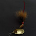 Vintage   Mepps Aglia 1 Dressed (squirrel tail), 1/8oz gold spinning lure #21408