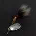 Vintage   Mepps Aglia 1 Dressed (squirrel tail), 1/8oz silver spinning lure #21409