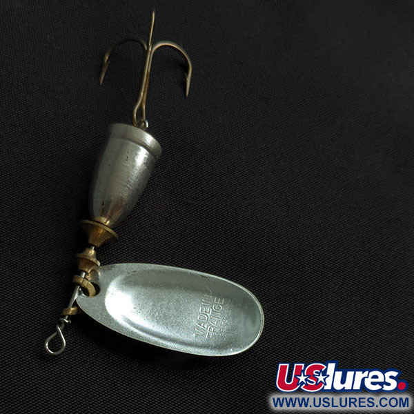 Vintage   Blue Fox Super Vibrax 3, 1/4oz Silver spinning lure #21414