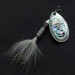 Vintage  Yakima Bait Worden's Sonic Rooster Tail, 3/16oz silver spinning lure #21416