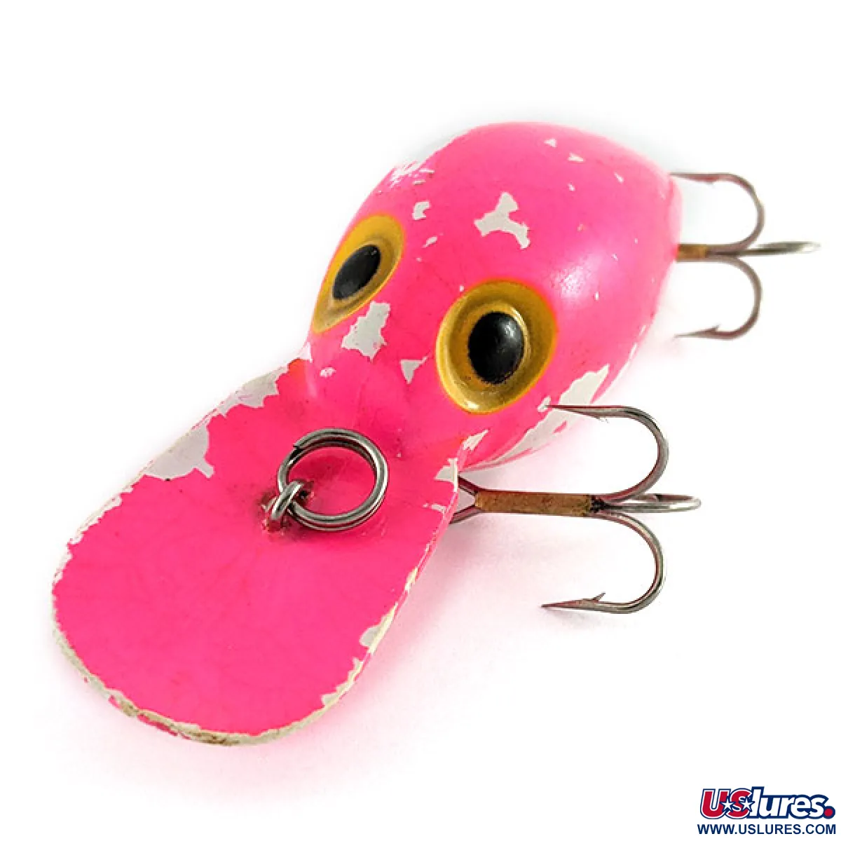 Vintage Storm Magnum Wiggle Wart, 3/4oz Hot pink fishing lure #21426