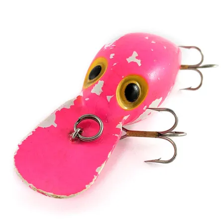 Vintage Storm Magnum Wiggle Wart, 3/4oz Hot pink fishing lure #21426