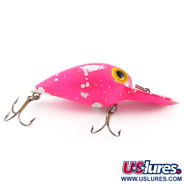 Vintage   Storm Magnum Wiggle Wart, 3/4oz Hot pink fishing lure #21426