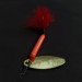 Vintage  Yakima Bait Worden’s Original Rooster Tail, 1/2oz gold/hot pink spinning lure #21427