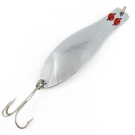 Vintage Herter's GLH Canadian Spoon, 1oz nickel/red eyes fishing spoon #21432