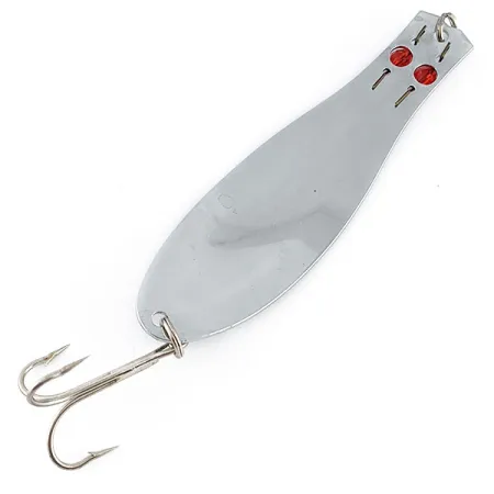 Vintage Herter's GLH Canadian Spoon, 1oz nickel/red eyes fishing spoon #21432