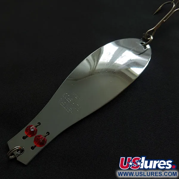 Vintage Herter's GLH Canadian Spoon, 1oz nickel/red eyes fishing spoon #21432