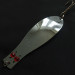 Vintage   Herter's GLH Canadian Spoon, 1oz nickel/red eyes fishing spoon #21432