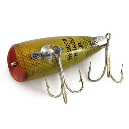 Vintage Heddon Chugger Jr , 1/3oz Perch  fishing lure #21436