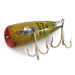 Vintage   Heddon Chugger Jr , 1/3oz Perch  fishing lure #21436