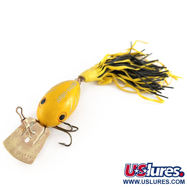 Vintage   Fred Arbogast Arbo-Gaster, 1/3oz yellow fishing lure #21437