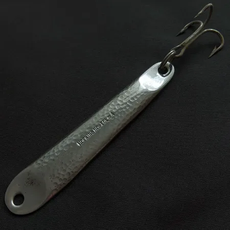 Vintage Hopkins No=Eql 4, 2 1/4oz nickel fishing spoon #21446