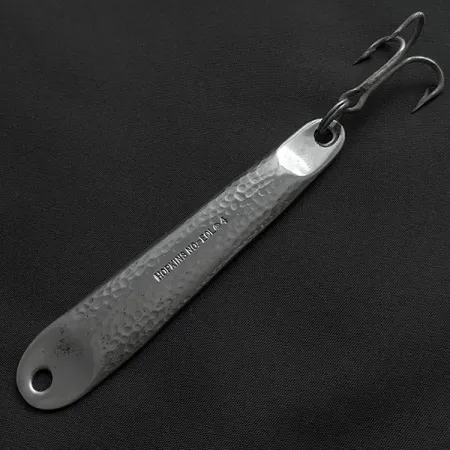 Vintage Hopkins No=Eql 4, 2 1/4oz nickel fishing spoon #21446
