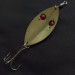 Vintage   Gibbs Ruby Eye Wiggler, 1oz gold/red eyes fishing spoon #21454