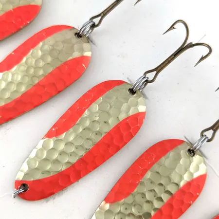 Glen Evans Spoon, 1/3oz gold/red fishing spoon #21462