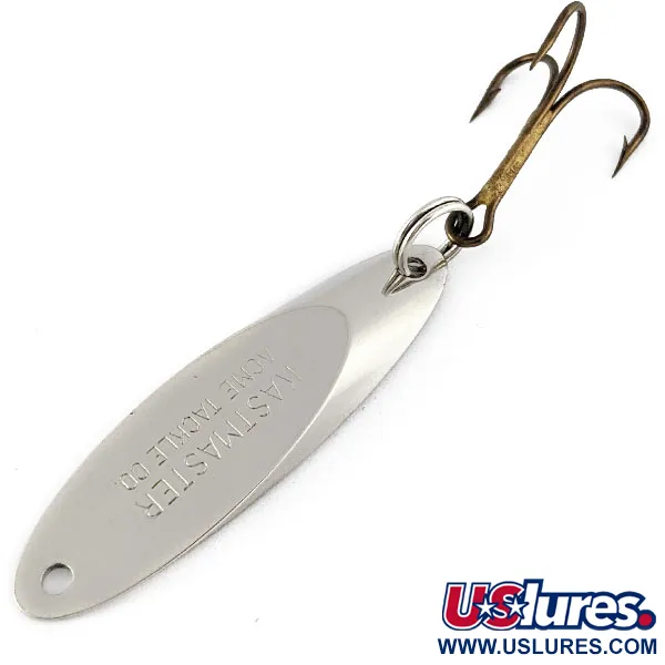 Vintage Acme Kastmaster, 1/4oz nickel fishing spoon #21480