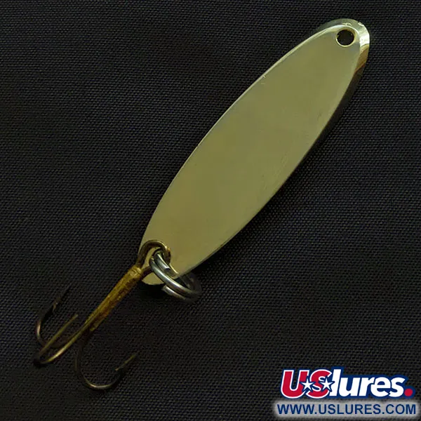 Vintage Acme Kastmaster, 3/8oz gold fishing spoon #21488