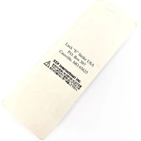 Luck E Strike Rogers Big Jim, 1/4oz silver/green fishing lure #21496