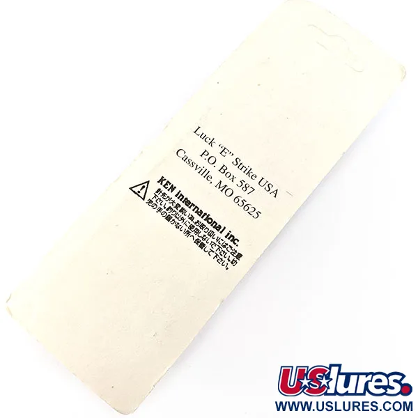   Luck E Strike Rogers Big Jim, 1/4oz silver/green fishing lure #21496