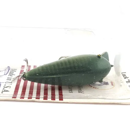 Luck E Strike Rogers Big Jim, 1/4oz silver/green fishing lure #21496