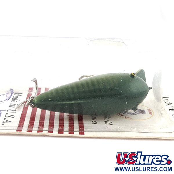   Luck E Strike Rogers Big Jim, 1/4oz silver/green fishing lure #21496