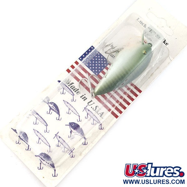   Luck E Strike Rogers Big Jim, 1/4oz silver/green fishing lure #21496