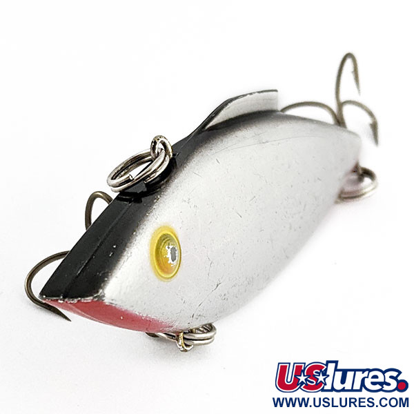 Vintage   Bill Lewis Rat-L-Trap, 1/2oz Chrome Black Back fishing lure #21497