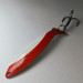 Vintage   Worth Fly Rod Demon, 3/32oz red/white/nickel fishing spoon #21501